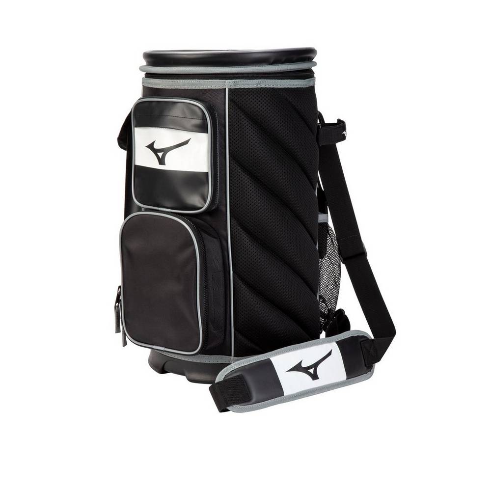 Mochila Mizuno Baseball Coach’s Bucket X - Homem - Pretas - QPDEJ5139